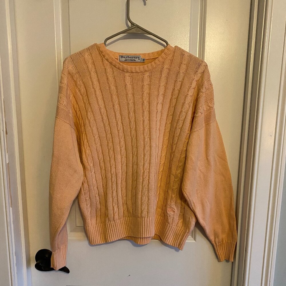 Burberry VTG Cable Knit Sweater